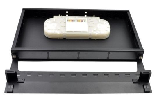 19" держатель шкафа модуля кассеты волокна LC 1U пультов временных соединительных кабелей FTTH MPO MTP