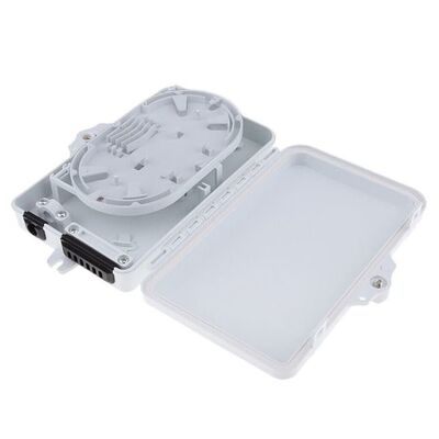 свет SC APC/UPC SM SX PC+ABS терминальной коробки оптического волокна 6Port - серый для телекоммуникаций