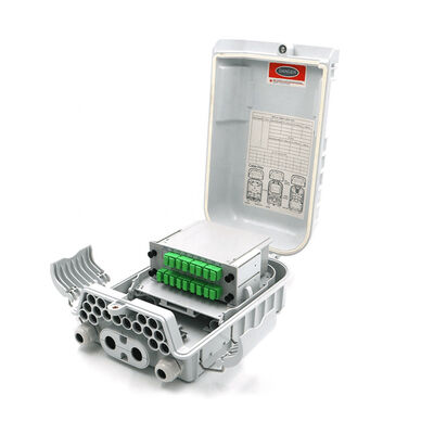 Распределение IP68 16Cores коробки Splitter оптического волокна PLC FTTx 1x8
