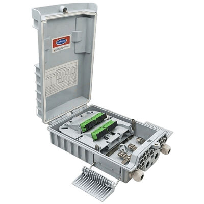 SM/оптического волокна Splitter MM света коробки - серого Splitter PLC 1x8
