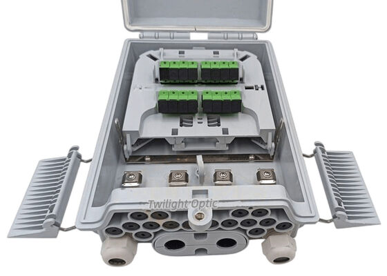 SM/оптического волокна Splitter MM света коробки - серого Splitter PLC 1x8