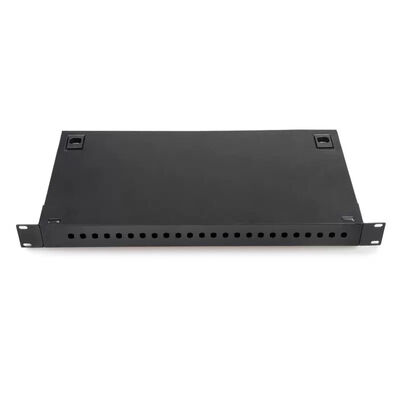 Муфта LC Rackmount коробки 24 прекращения металла FTTH Wallmount пульта временных соединительных кабелей двухшпиндельная
