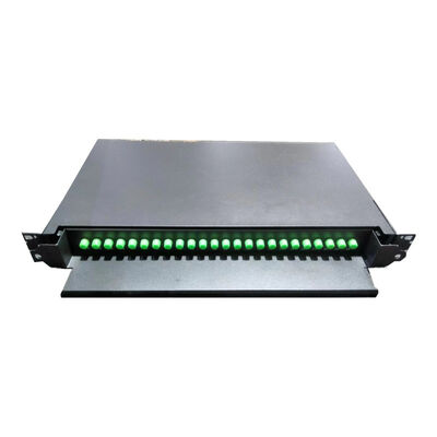 24C FC APC Fiber Count Optical Patch Panel для G652D / G657A1 Волокна