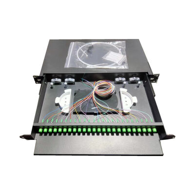 24C FC APC Fiber Count Optical Patch Panel для G652D / G657A1 Волокна