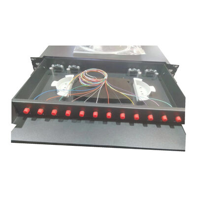 12 FC UPC Sliding Fiber Optic Patch Panel для эффективных сетевых установок