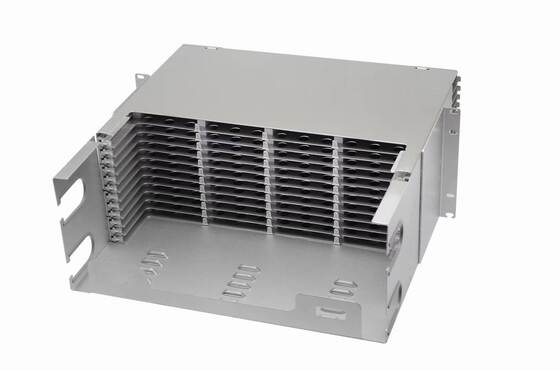 4U 576 ядер MTP MPO - LC патч-панель ODF шасси корпус выдвижного типа для 48 кассет