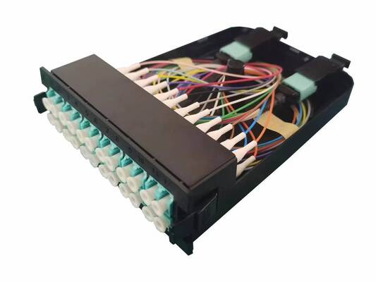 12-жильные кассеты MPO-LC MTP-LC SM OM3 OM4 OM5 для разделения волокон, пластик