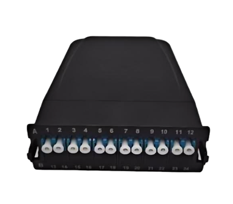 12-жильные кассеты MPO-LC MTP-LC SM OM3 OM4 OM5 для разделения волокон, пластик
