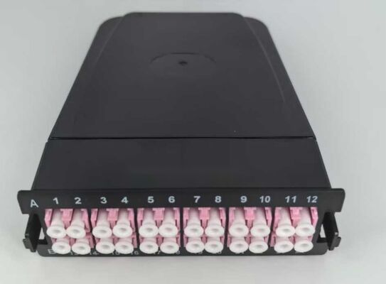 24-жильные кассеты MPO-LC MTP-LC SM OM3 OM4 OM5 для разделения волокон, пластик