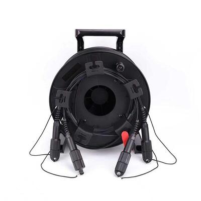 150M Tac Fiber TPU Armord Tactical Fiber Single-Mode 4/6/8/12 Strands Кабель на катушке с соединителями SC LC ST для прямой трансляции
